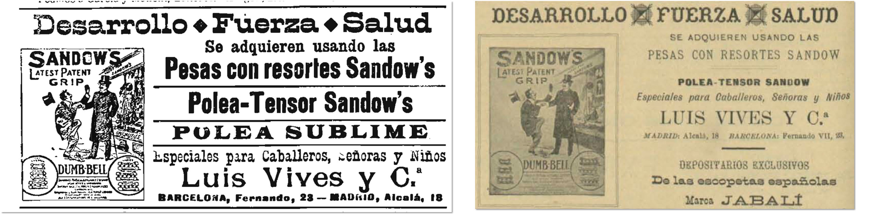 La Publicidad (Edición de la noche), Barcelona, 27 de diciembre de 1900, p. 1; Gente Vieja, Madrid 10 de mayo de 1901, p. 12