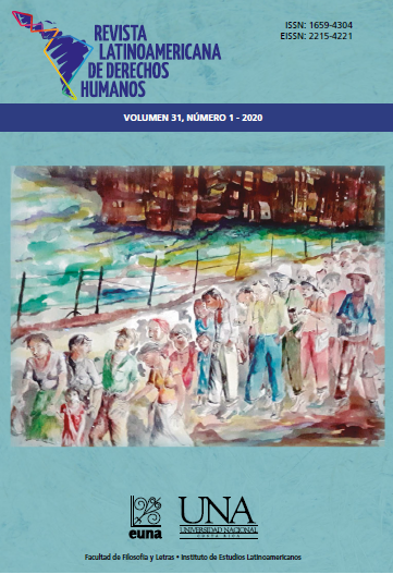 					Ver Vol. 31 Núm. 1 (2020): Revista Latinoamericana de Derechos Humanos (Enero-junio)
				