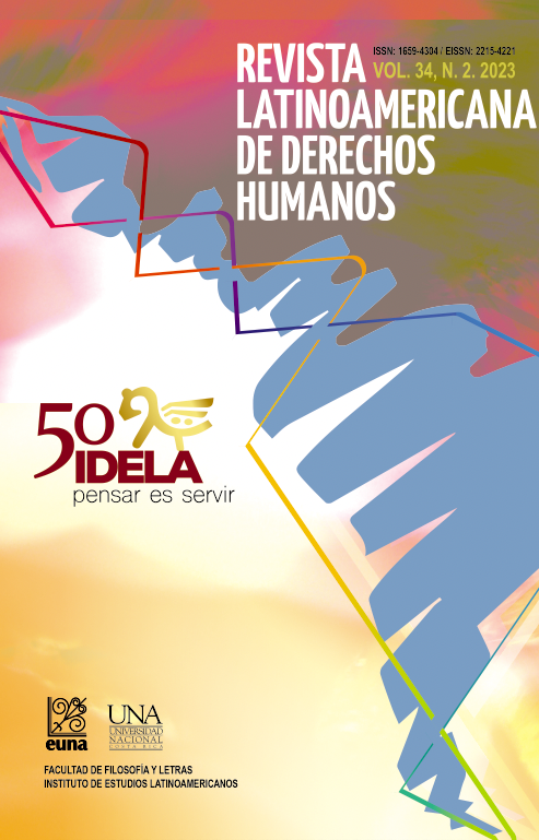 					View Vol. 34 No. 2 (2023): Revista Latinoamericana de Derechos Humanos (Julio-diciembre)
				