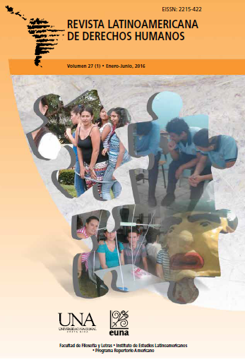 Ver Vol. 27 Núm. 1 (2016): Revista Latinoamericana de Derechos Humanos (Enero-junio)