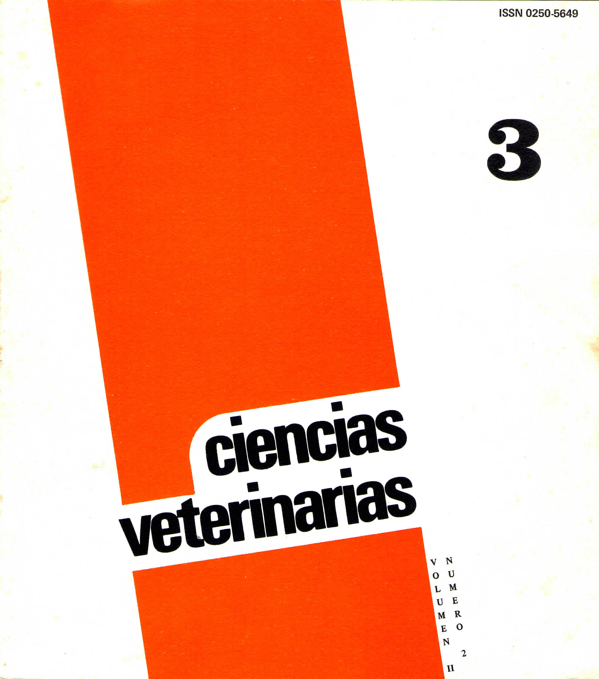 					View Vol. 2 No. 2 (1980): Ciencias Veterinarias (Mayo-Agosto)
				