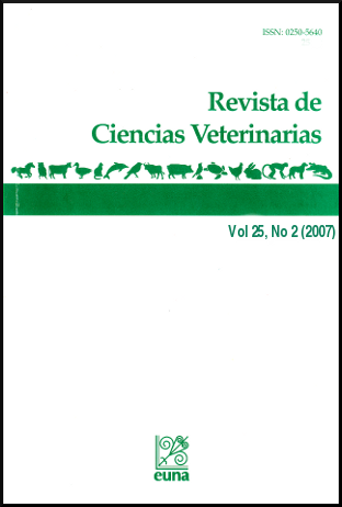 					View Vol. 25 No. 2 (2007): Ciencias Veterinarias (Julio-Diciembre)
				