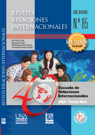 					Ver Vol. 85 Núm. 1 (2013): Relaciones Internacionales
				