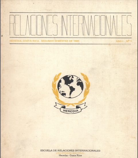 					Ver Vol. 1 Núm. 1 (1980): Relaciones Internacionales
				