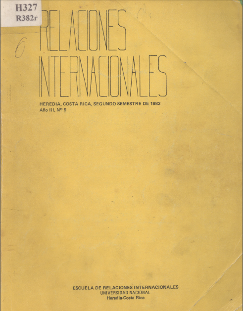 					Ver Vol. 5 Núm. 2 (1982): Relaciones Internacionales
				