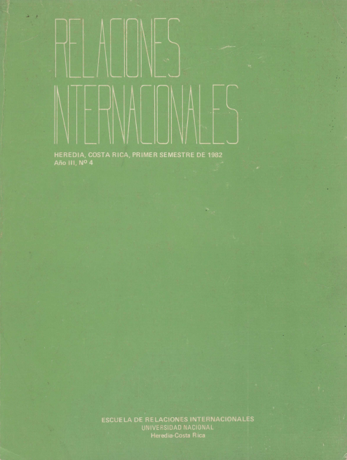 					Ver Vol. 4 Núm. 1 (1982): Relaciones Internacionales
				