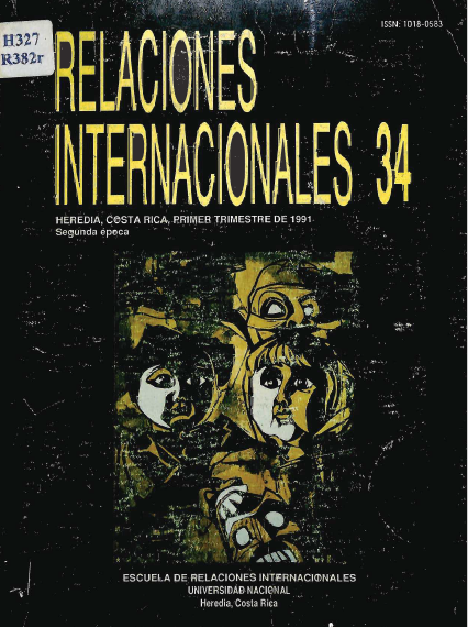 					Ver Vol. 34 Núm. 1 (1991): Relaciones Internacionales
				
