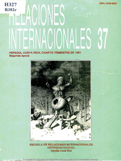 					Ver Vol. 37 Núm. 4 (1991): Relaciones Internacionales
				