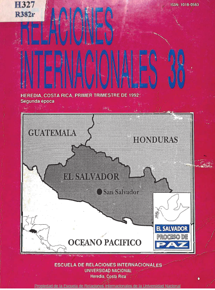 					Ver Vol. 38 Núm. 1 (1992): Relaciones Internacionales
				