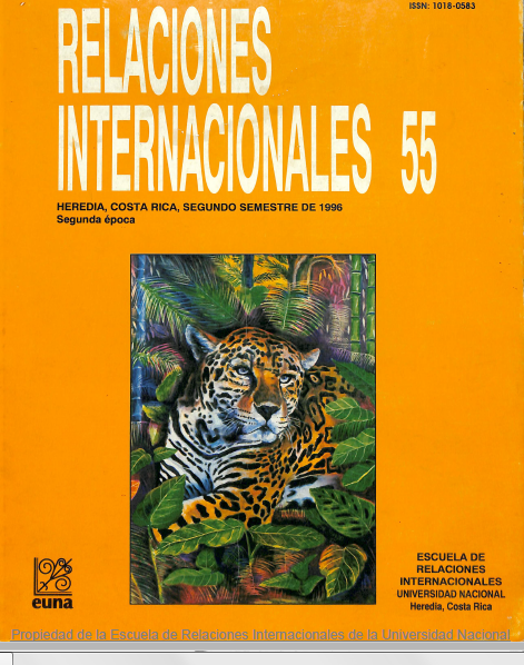 					Ver Vol. 55 Núm. 2 (1996): Relaciones Internacionales
				