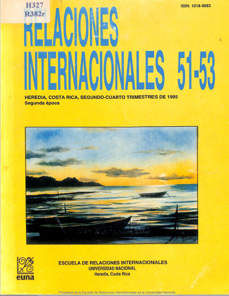 					Ver Vol. 51 Núm. 2 (1995): Relaciones Internacionales
				
