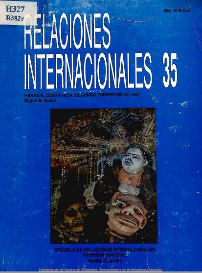 					Ver Vol. 35 Núm. 2 (1991): Relaciones Internacionales
				