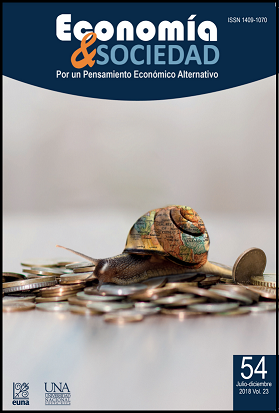 					View Vol. 23 No. 54 (2018): Economía & Sociedad (Julio-diciembre)
				