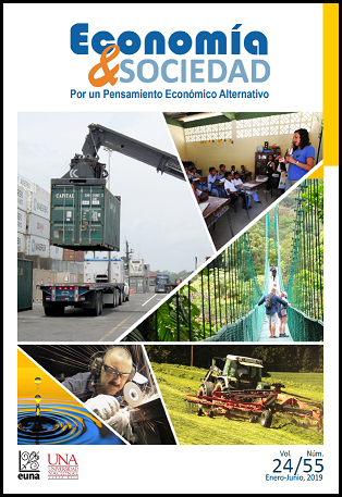 View Vol. 24 No. 55 (2019): Economía & Sociedad (enero-junio)