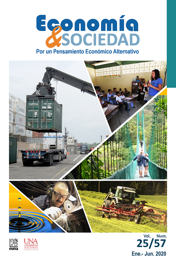 					View Vol. 25 No. 57 (2020): Economía & Sociedad (enero-junio)
				