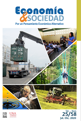 					View Vol. 25 No. 58 (2020): Economía & Sociedad (Julio-diciembre)
				