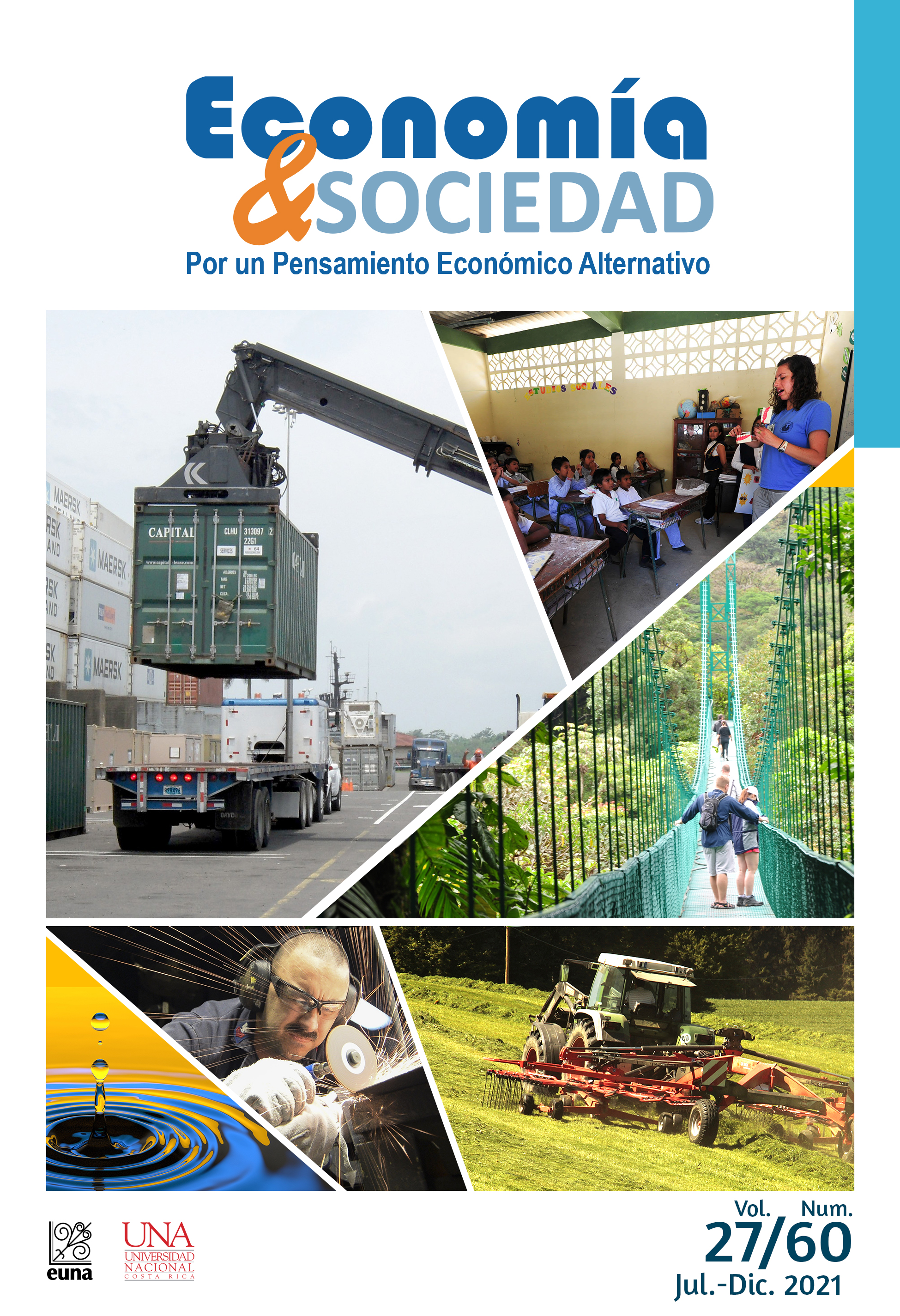 Portada Revista Economía y Sociedad, volumen 26, número 60