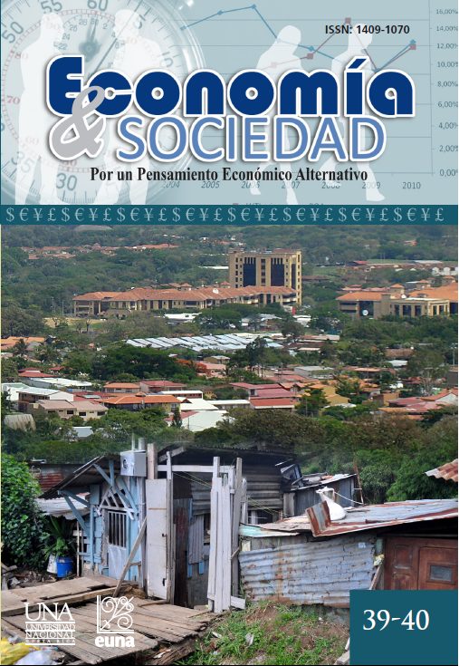 View Vol. 16 No. 39-40 (2011): Economía & Sociedad (enero-diciembre 2011)