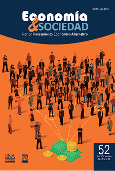View Vol. 22 No. 52 (2017): Economía & Sociedad (julio-diciembre)