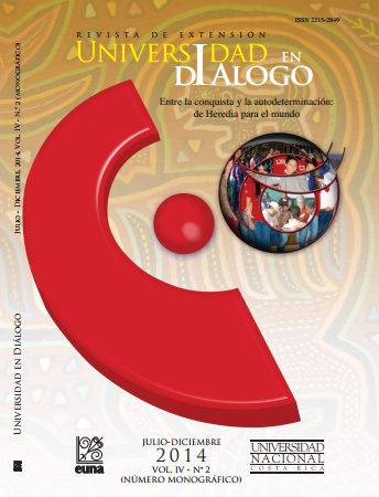 					Ver Vol. 4 Núm. 2 (2014): Universidad en Diálogo. Revista de Extensión (Julio-diciembre)
				