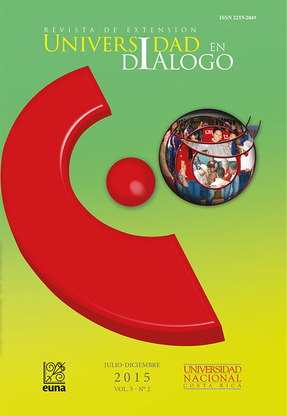 					Ver Vol. 5 Núm. 2 (2015): Universidad en Diálogo. Revista de Extensión (Julio-diciembre)
				