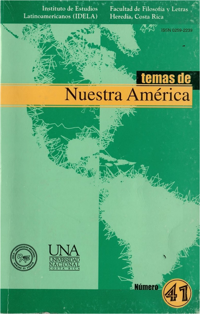 					Ver Vol. 20 Núm. 41 (2004): Temas de Nuestra América. Revista de Estudios Latinoamericanos
				