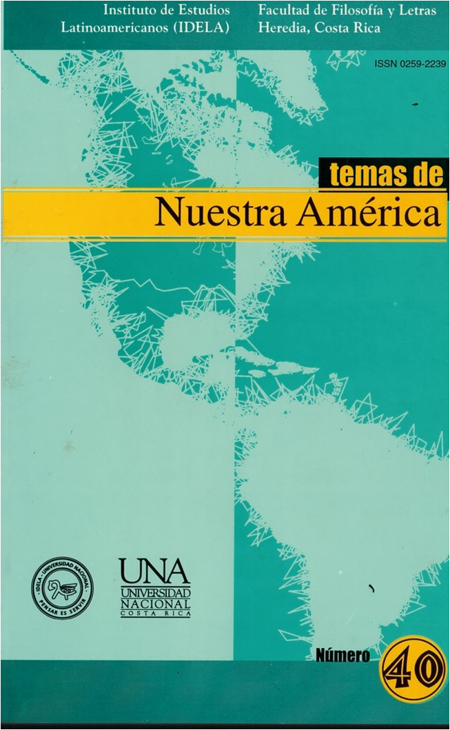 					Ver Vol. 20 Núm. 40 (2004): Temas de Nuestra América. Revista de Estudios Latinoamericanos
				