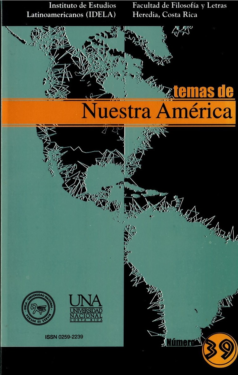 					Ver Vol. 19 Núm. 39 (2003): Temas de Nuestra América. Revista de Estudios Latinoamericanos
				