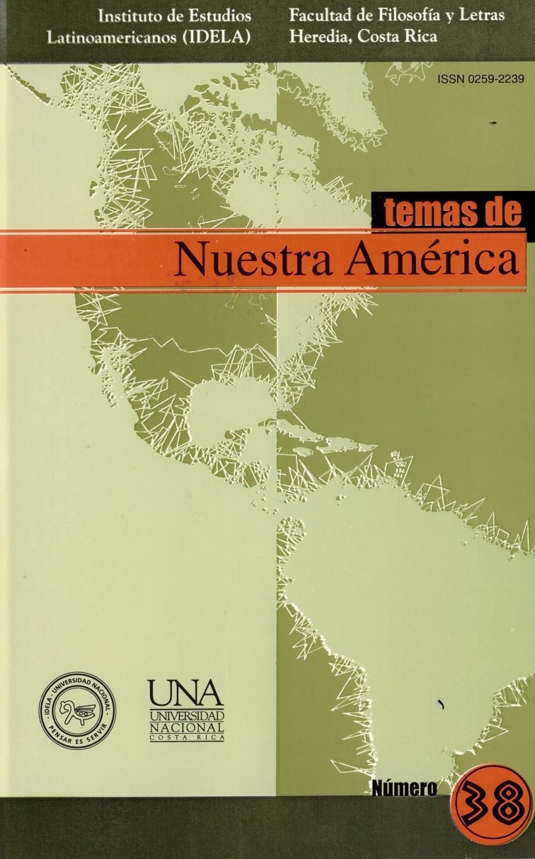					Ver Vol. 19 Núm. 38 (2003): Temas de Nuestra América. Revista de Estudios Latinoamericanos
				