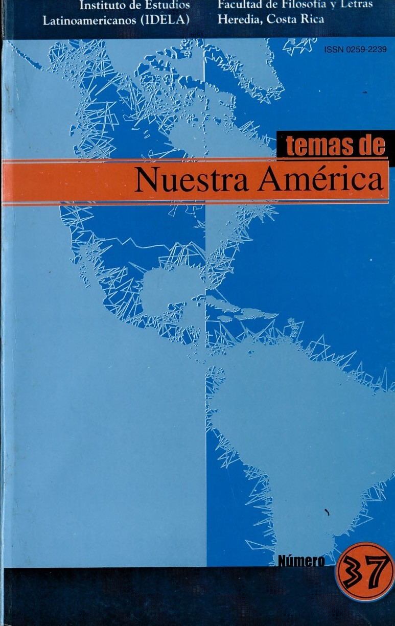 					Ver Vol. 18 Núm. 37 (2002): Temas de Nuestra América. Revista de Estudios Latinoamericanos
				