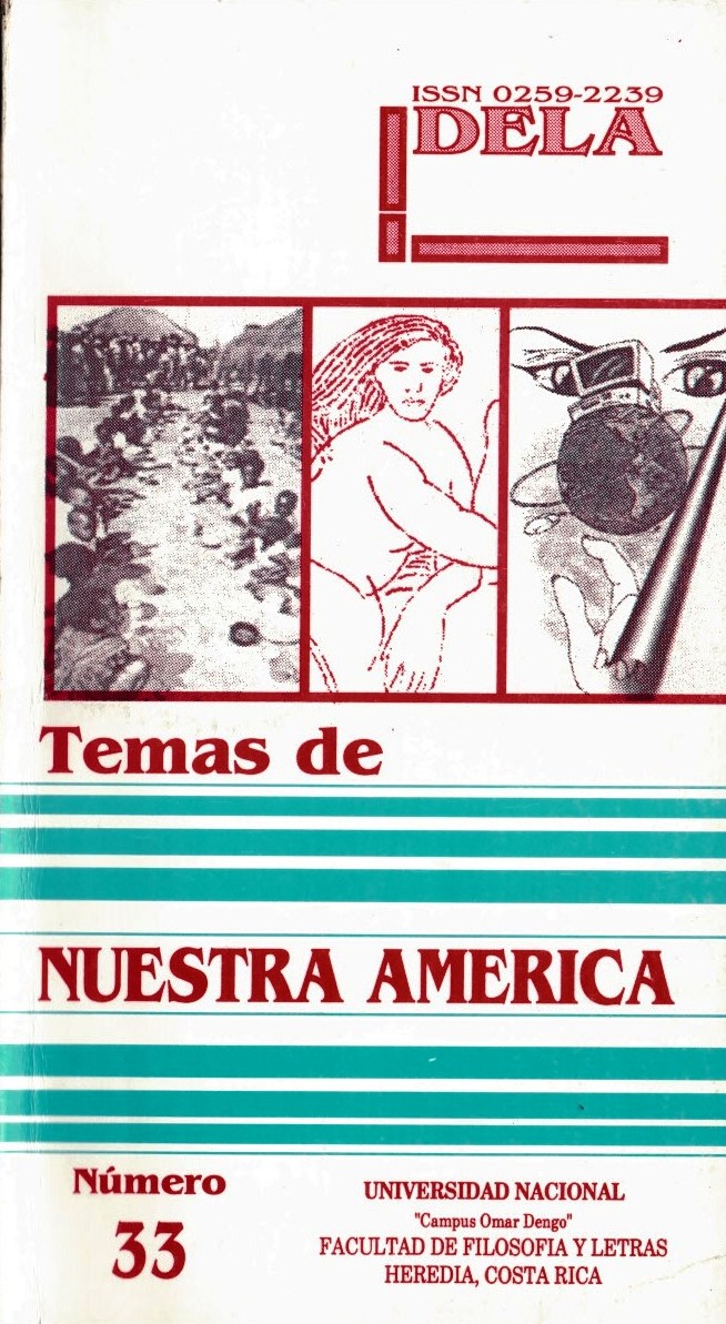 					Ver Vol. 15 Núm. 33 (1999): Temas de Nuestra América. Revista de Estudios Latinoamericanos
				