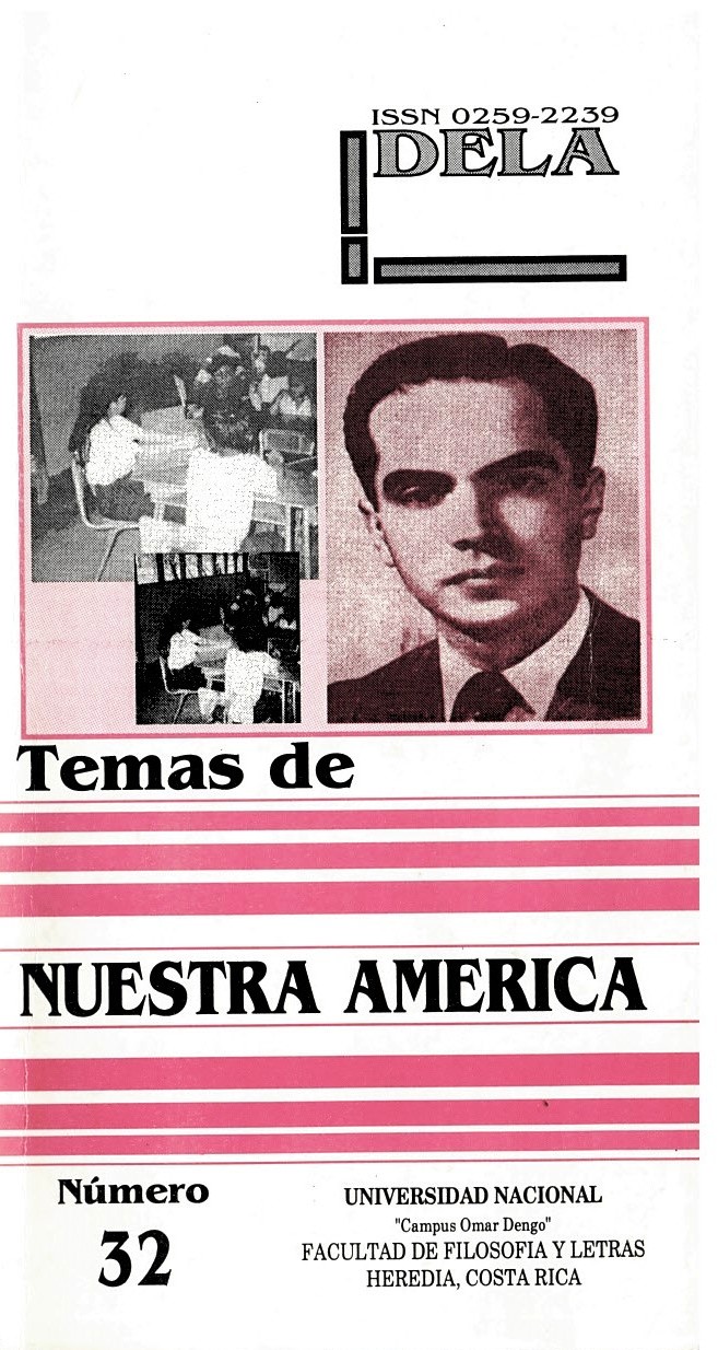 					Ver Vol. 15 Núm. 32 (1999): Temas de Nuestra América. Revista de Estudios Latinoamericanos
				