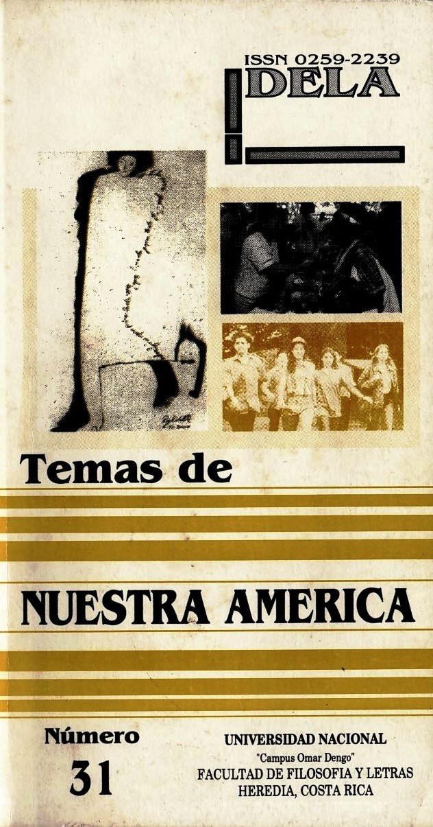 					Ver Vol. 14 Núm. 31 (1998): Temas de Nuestra América. Revista de Estudios Latinoamericanos
				