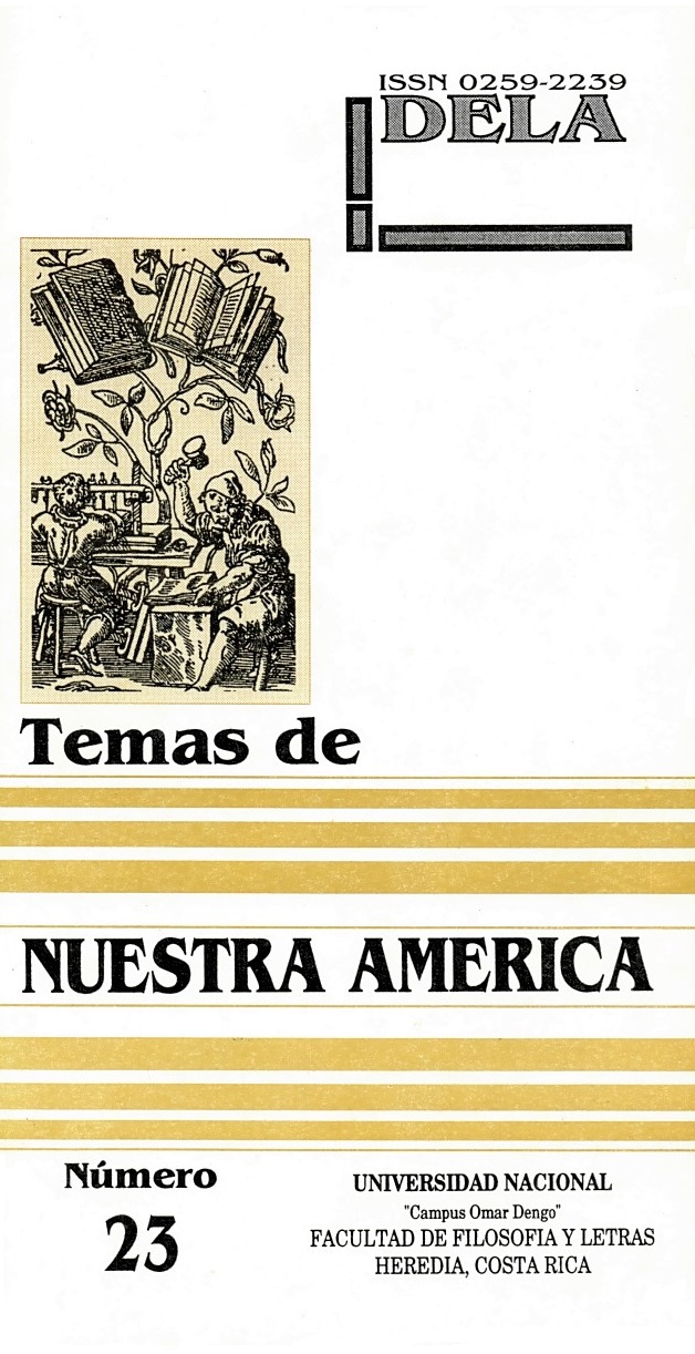 					Ver Vol. 11 Núm. 23 (1995): Temas de Nuestra América. Revista de Estudios Latinoamericanos
				
