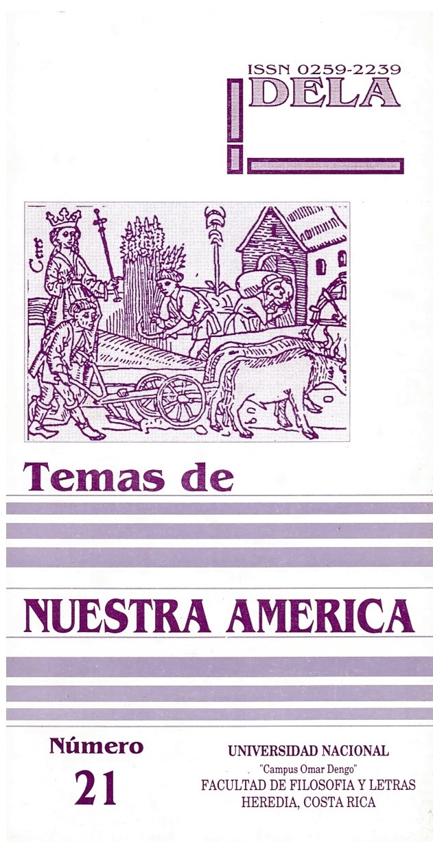 Ver Vol. 10 Núm. 21 (1994): Temas de Nuestra América. Revista de Estudios Latinoamericanos