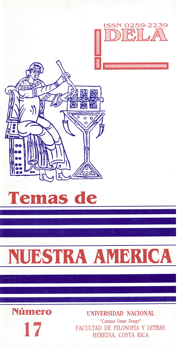 					Ver Vol. 8 Núm. 17 (1992): Temas de Nuestra América. Revista de Estudios Latinoamericanos
				