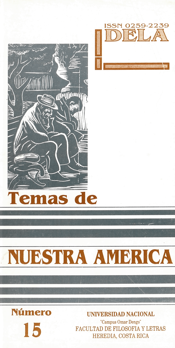 					Ver Vol. 6 Núm. 15 (1990): Temas de Nuestra América. Revista de Estudios Latinoamericanos
				