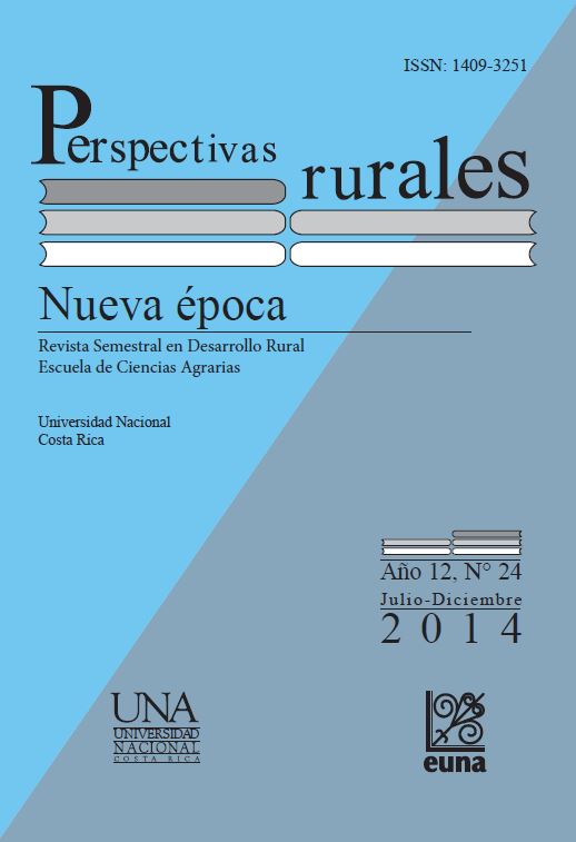 					Ver Núm. 24 (2014): Perspectivas Rurales 24
				