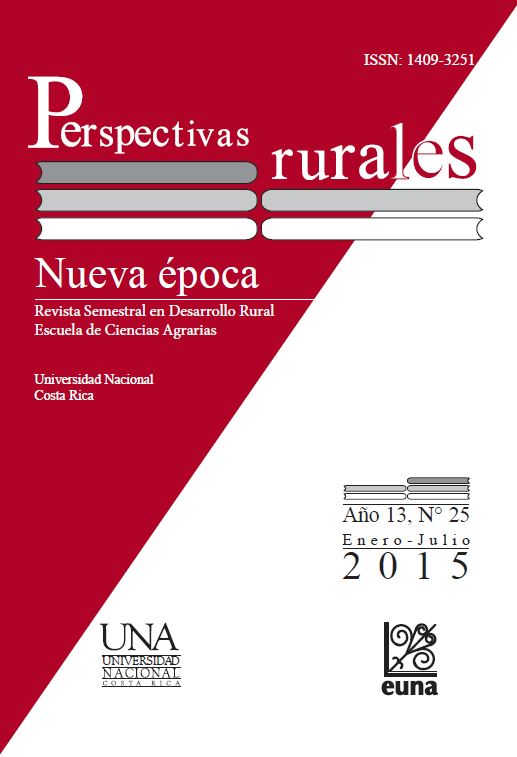 					Ver Núm. 25 (2015): Perspectivas Rurales 25
				