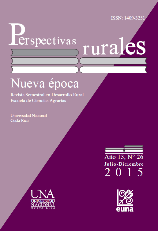 					Ver Núm. 26 (2015): Perspectivas Rurales 26
				