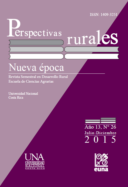 Ver Núm. 26 (2015): Perspectivas Rurales 26
