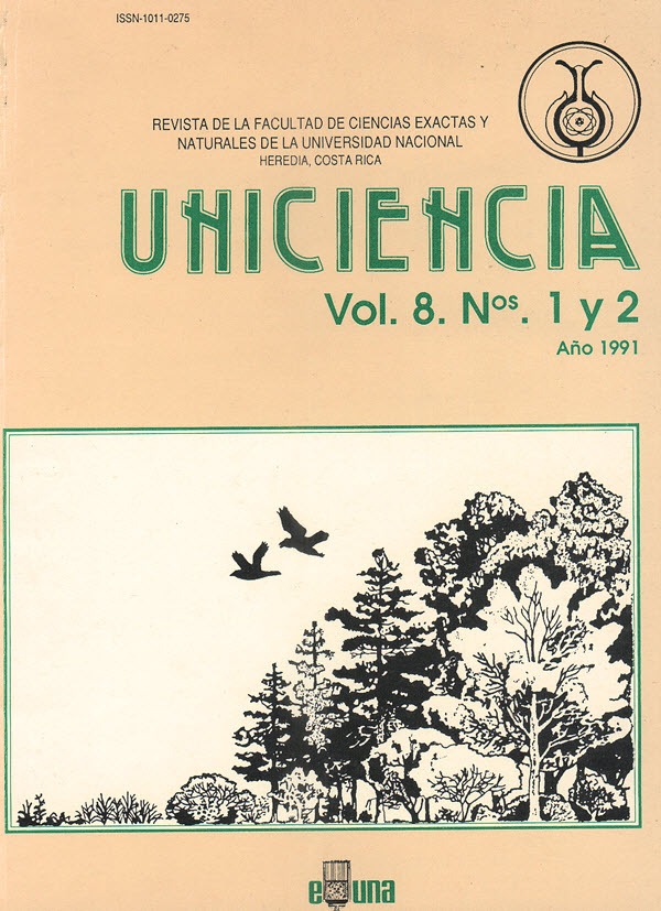 					View Vol. 8 No. 1 (1991)
				