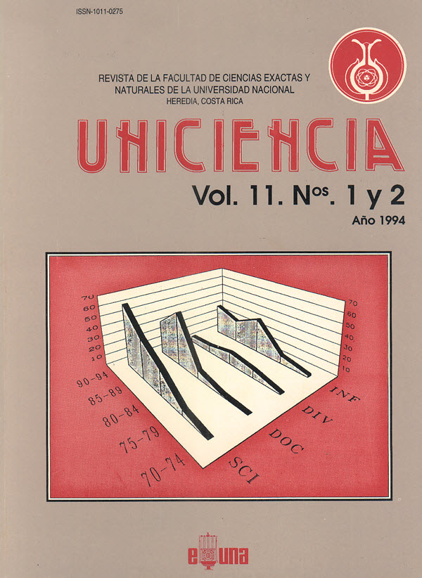 					View Vol. 11 No. 1 (1994)
				
