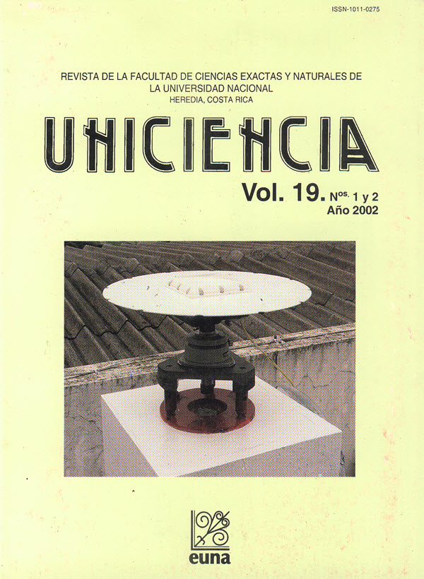 					View Vol. 19 No. 1 (2002)
				