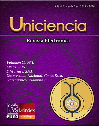 					View Vol. 29 No. 1 (2015): Uniciencia. Enero - Junio, 2015
				