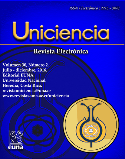					View Vol. 30 No. 2 (2016): Uniciencia. Julio - Diciembre, 2016
				