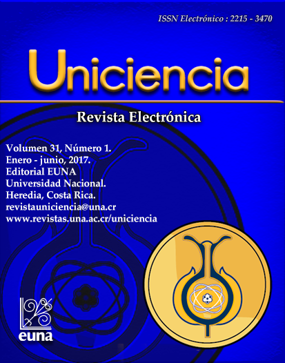 					View Vol. 31 No. 1 (2017): Uniciencia. Enero - Junio, 2017
				