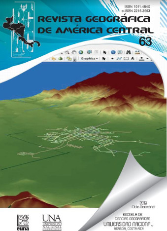 View Vol. 2 No. 63 (2019): Revista Geográfica de América Central