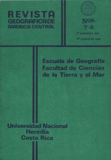 					Ver Vol. 1 Núm. 7-8 (1978): Revista Geográfica de América Central N. 7-8
				