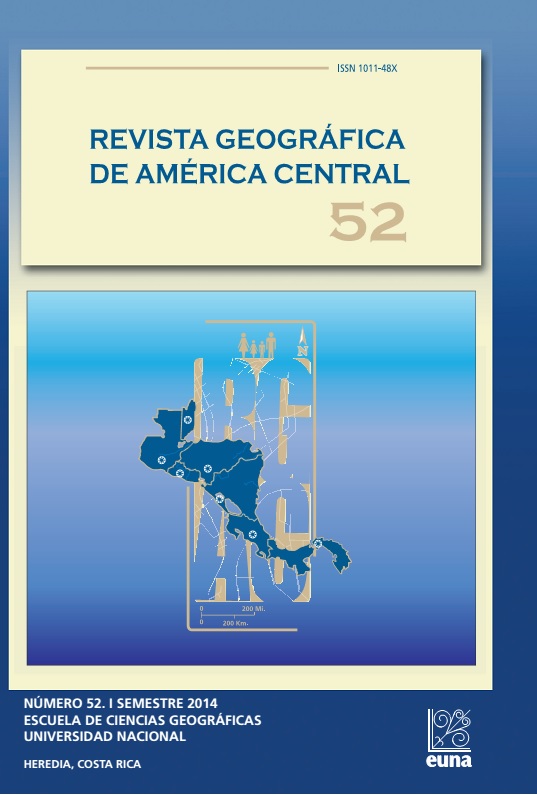 					Ver Vol. 1 Núm. 52 (2014): Revista Geográfica de América Central N. 52
				